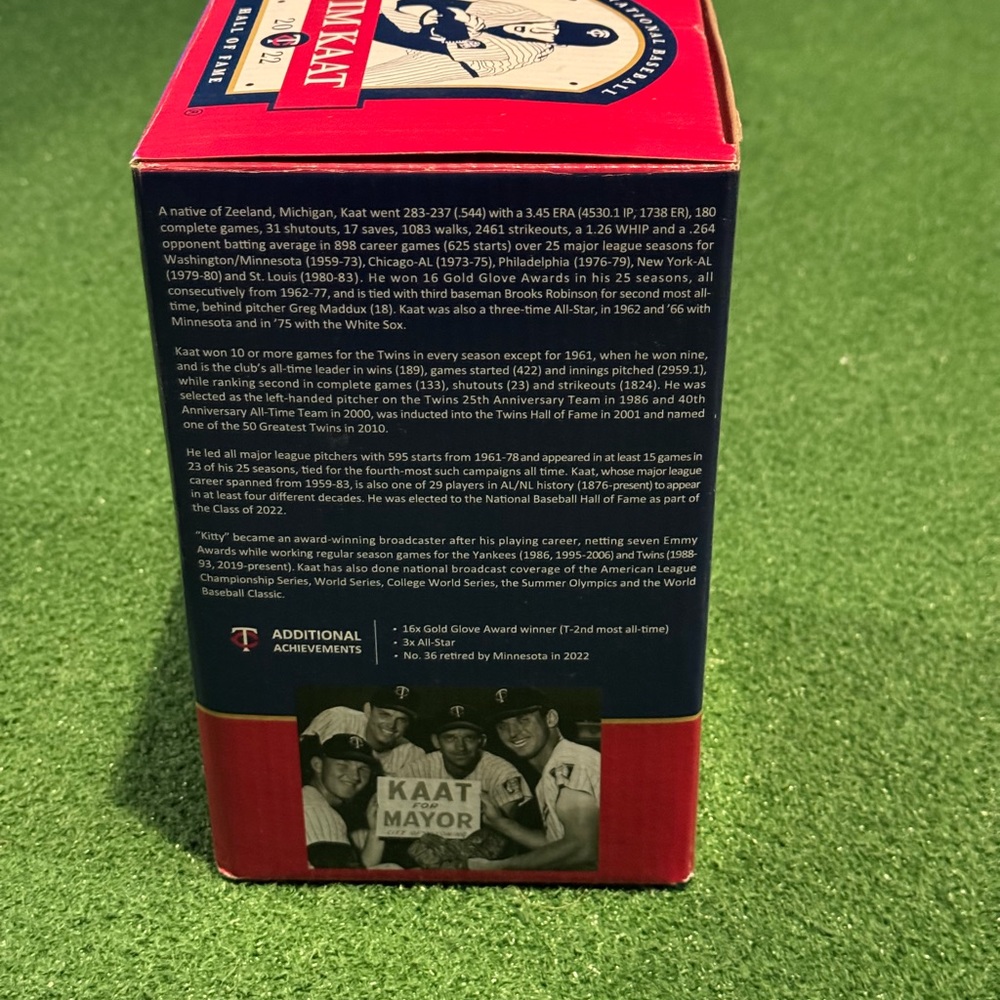 Jim Kaat Hall of Fame Collectible Bobble Head - Picture 3 of 9